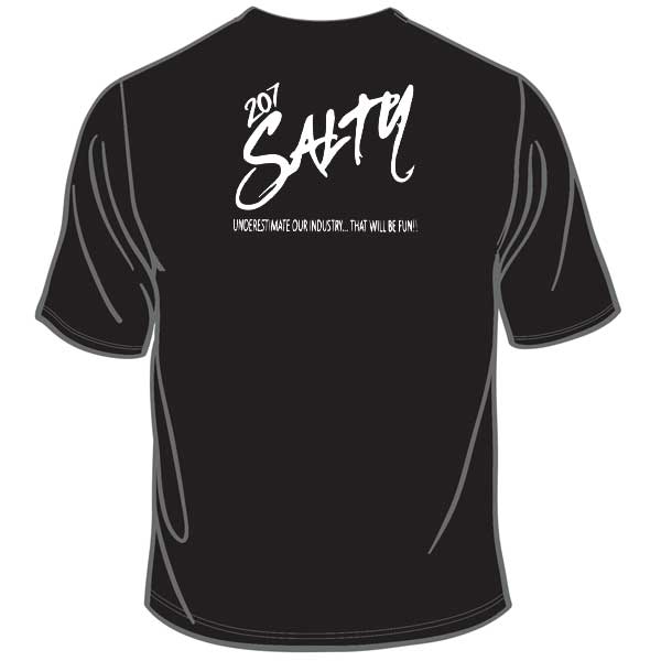 207 Salty - back of t-shirt