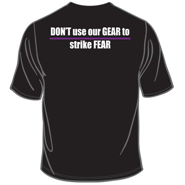 Don't use our gear t-shirt